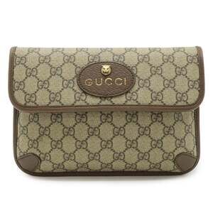 GUCCI Cream Leather Fanny Pack